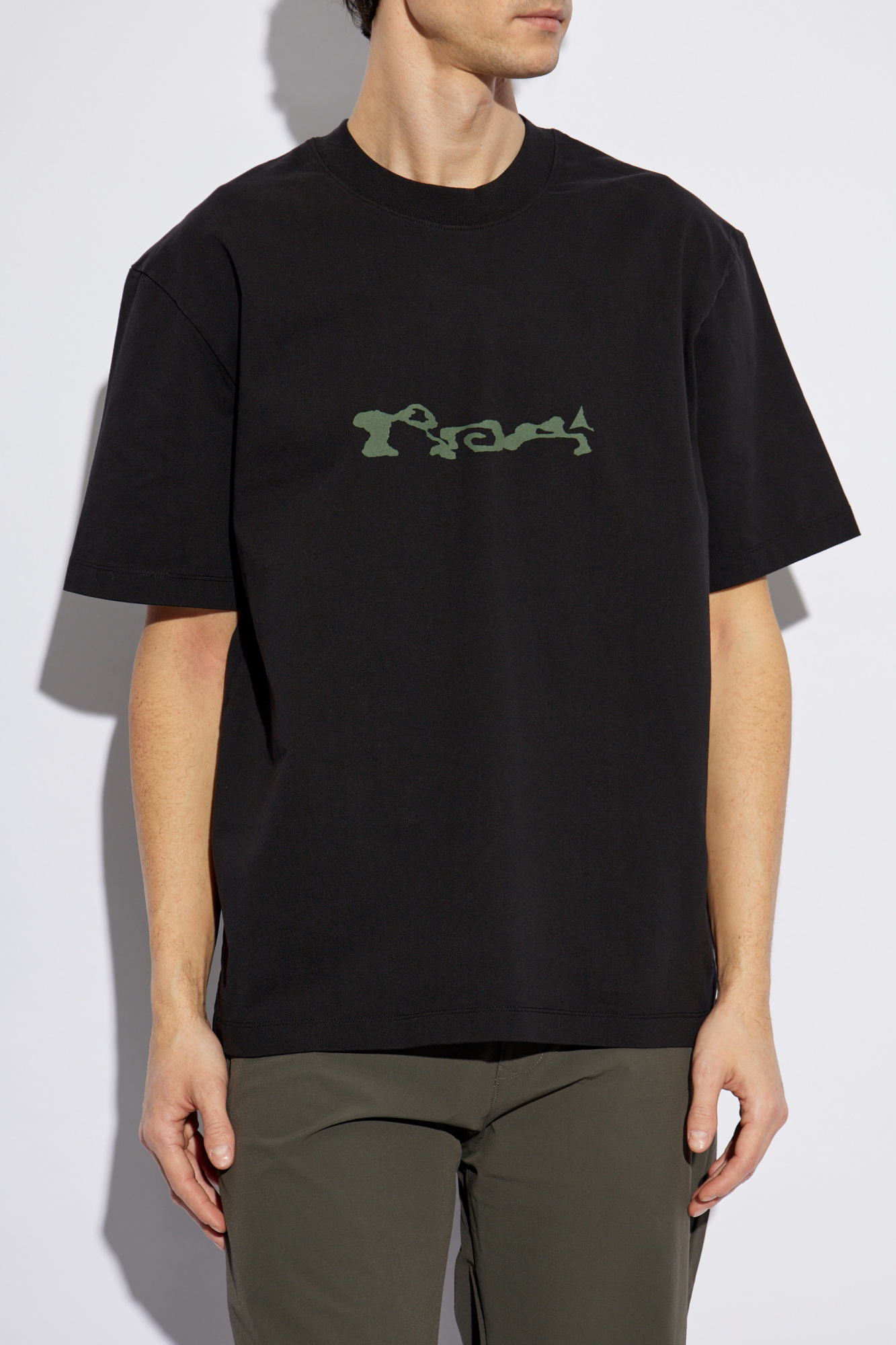 Black T-shirt with logo ROA - Vitkac AS